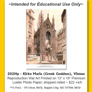 Poster: Kirke Maria am Gestade, Vienna Circe (Greek Goddess) Mary on the Stand, Vienna (Hitler Paintings)