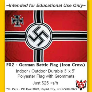 F02 - German Battle Flag (with Iron Cross)