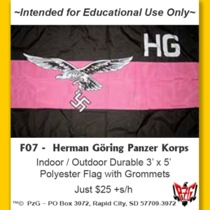 F07 -  Herman Göring Panzer Korps Flag