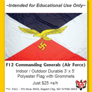 F12 - Commanding Generals of the Air Force (Luftwaffe) Flag