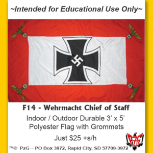F14 - Wehrmacht Chief of Staff Flag 1944-1945
