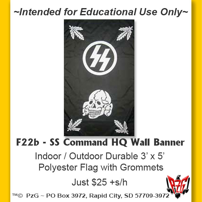 F22b - SS Command HQ Wall Banner / Flag