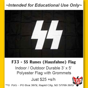 F33 - SS Runes (Hausfahne) Flag