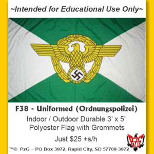 F38 - Uniformed (Ordnungspolizei) Police Flag